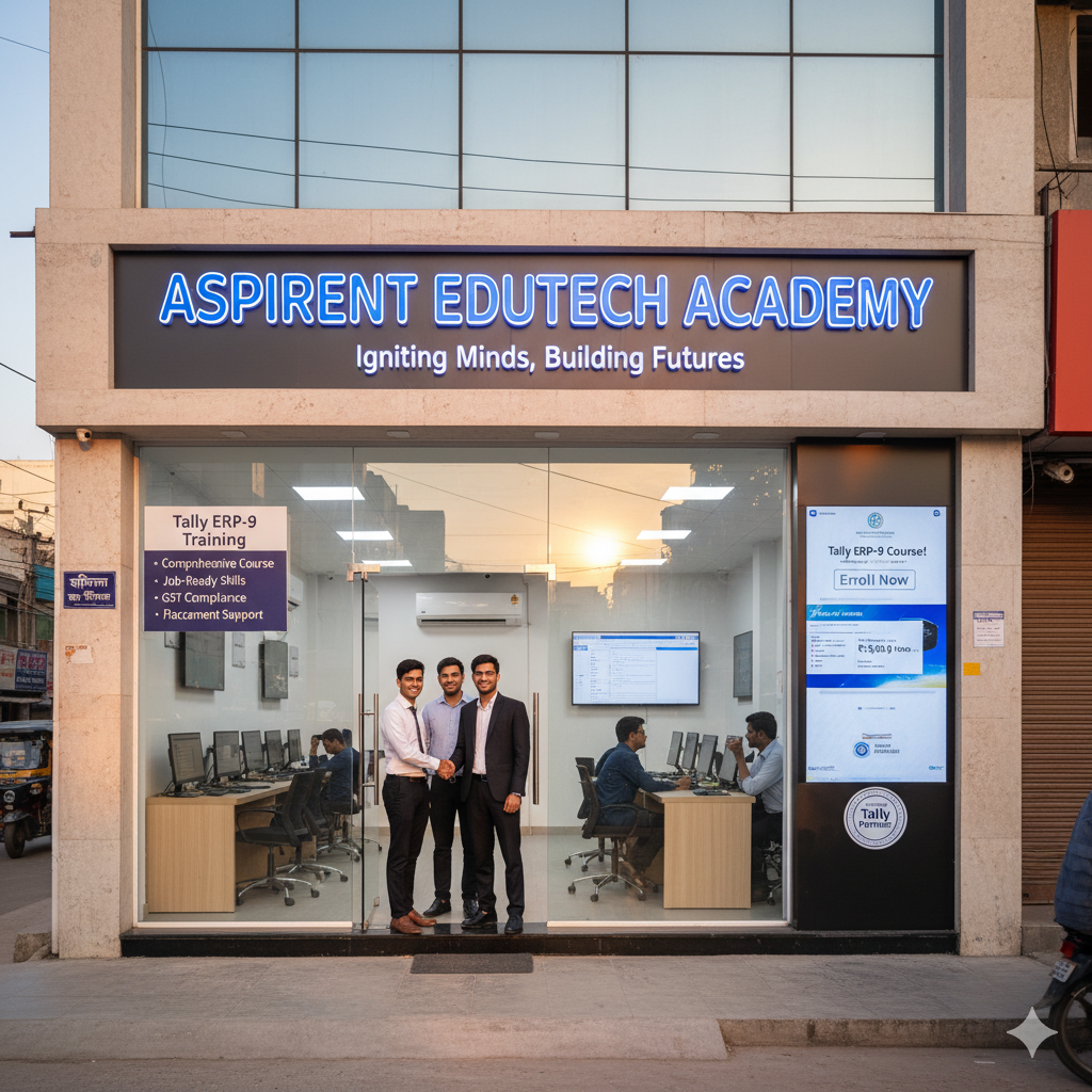 Tally Prime Training Provided by Aspirent Edutech Academy at Burdwan